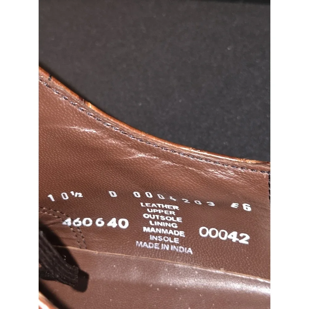 Stacy Adam's‎ Madison Croc Lace Up Embossed Shoes Men's Size 10.5D